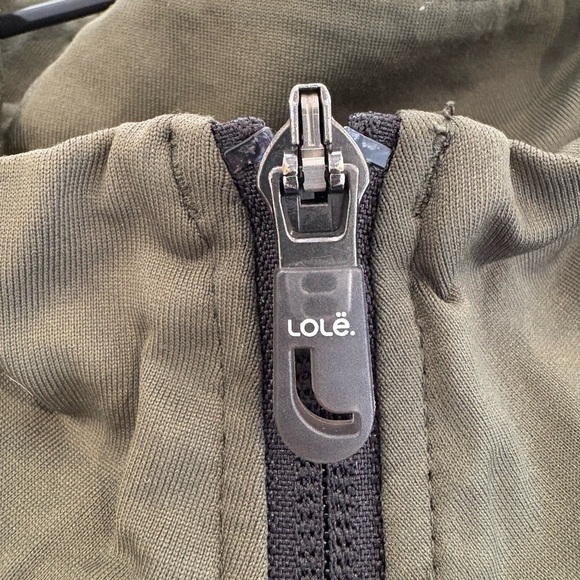 Women’s Lole Athletic Full-Zip Jacket - Olive Green - Size Large - Picture 8 of 11